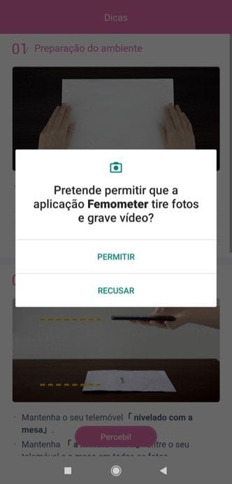 Femometer app Loja Fertilidade