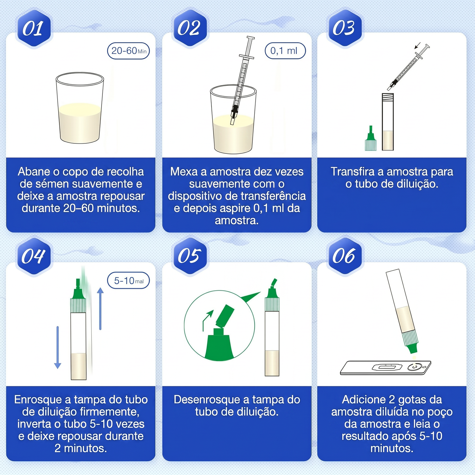 Fertilidade | Ovulação | Gravidez | Loja da Fertilidade Testes de Fertilidade Masculino Easy@Home - Image 5