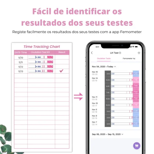 Testes de Ovulação Femometer | Packs com 10+1 | 20+2 | 30+3 Testes - Image 6