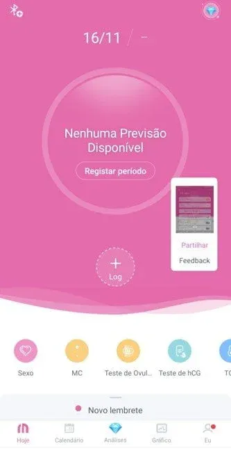 Femometer app Loja Fertilidade