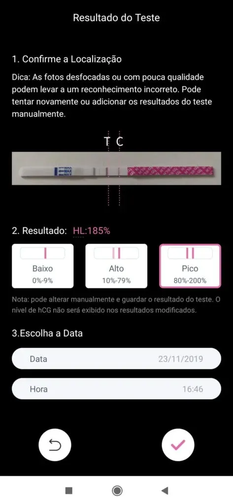Femometer app Loja Fertilidade